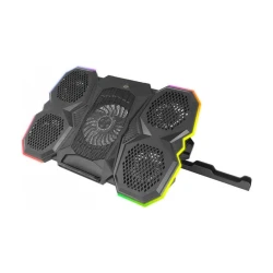 Postolje za notebook gaming ESPERANZA RGB ILLUMINATED WITH MOBILE PHONE STAND BREVA EGC107 - thumbnail 1