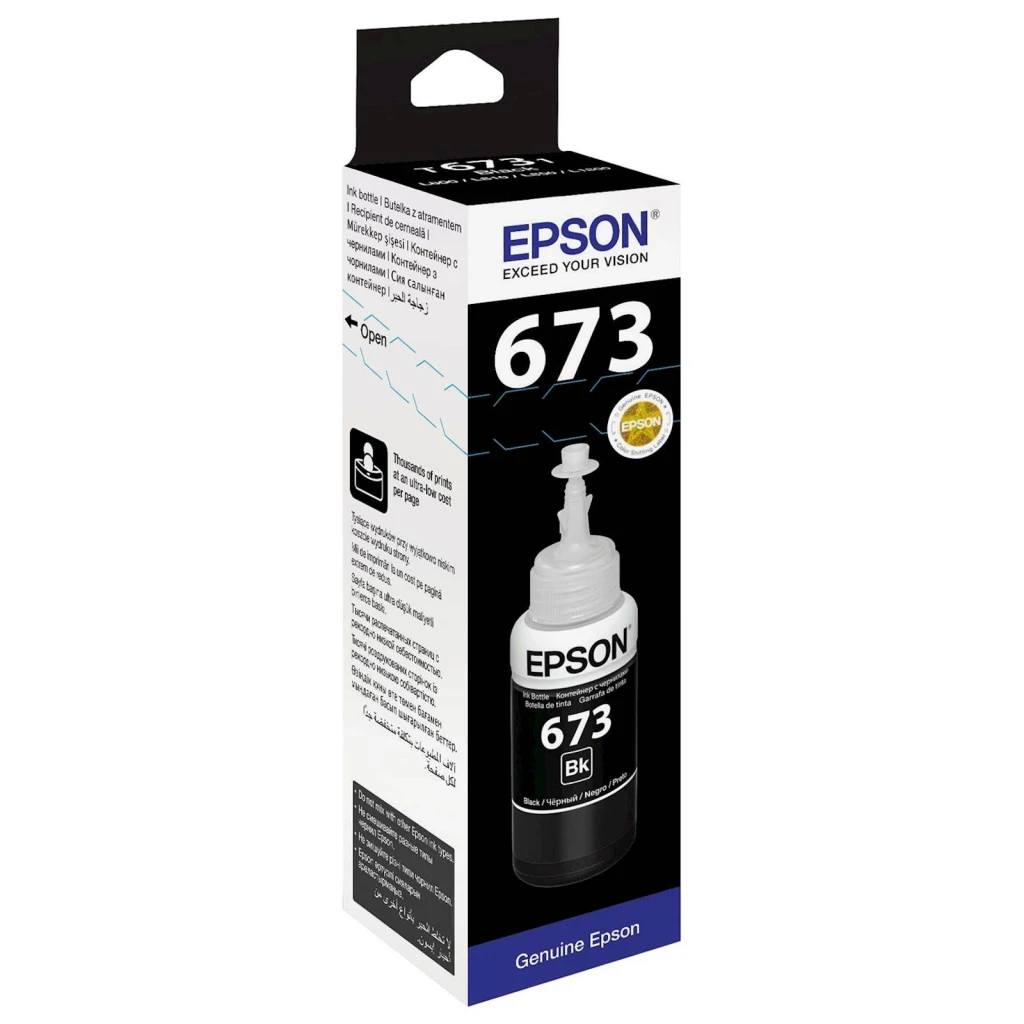 Tinta EPSON EcoTank ITS T6731 Black 70ml - image 1