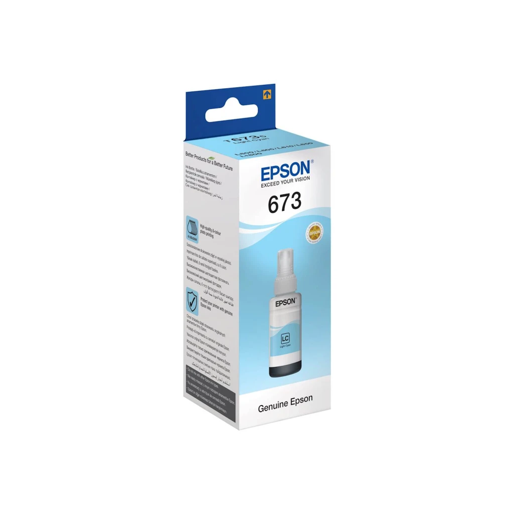 Tinta EPSON EcoTank ITS T6732 Cyan 70ml - image 1