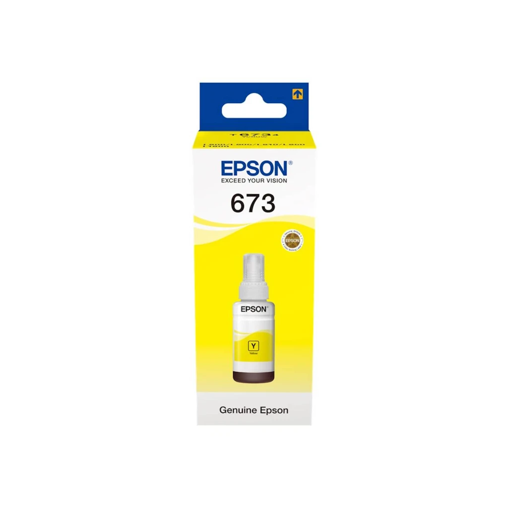 Tinta EPSON EcoTank ITS T6734 Yellow 70ml - image 1