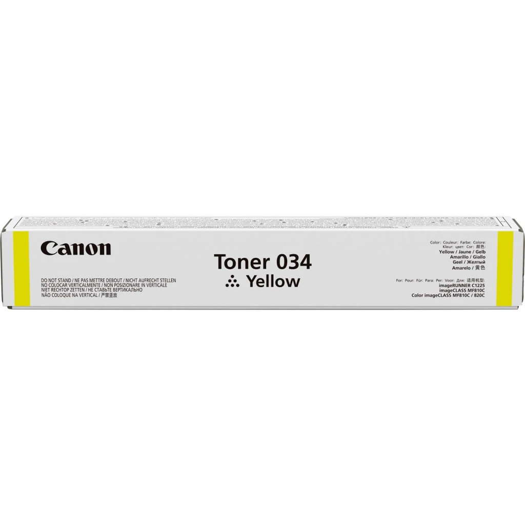 Toner CANON 034 Yellow - image 1