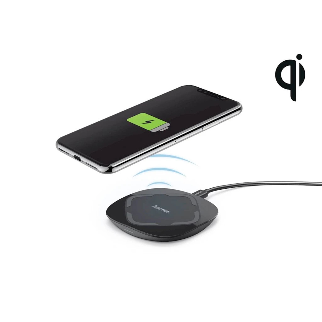 WIRELESS PUNJAČ HAMA QI-FC 10 CRNI - image 1