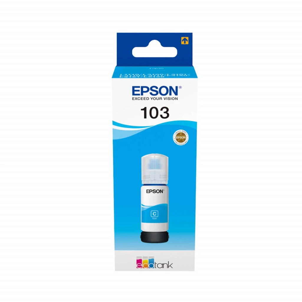 Tinta EPSON EcoTank 103 Cyan - image 1