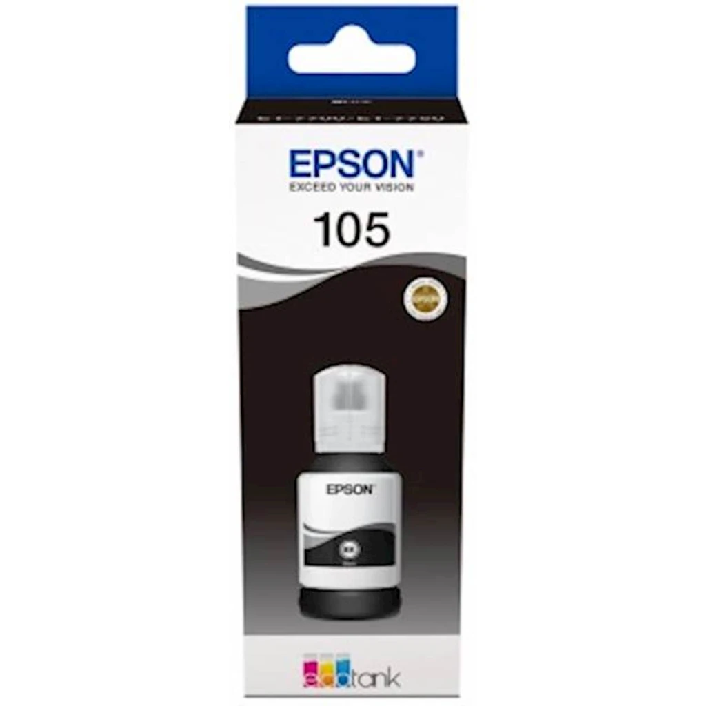 Tinta EPSON EcoTank Pigment Black 105 - image 1