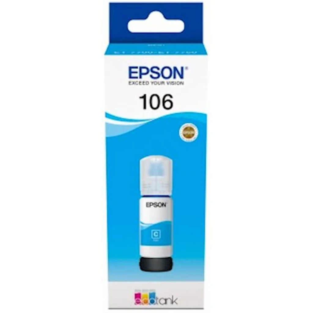 Tinta EPSON EcoTank Cyan 106 - image 1