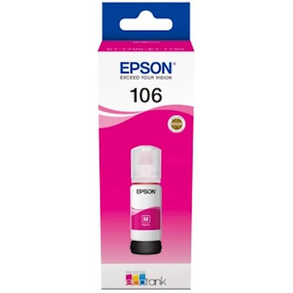 Tinta EPSON EcoTank Magenta 106 - image 1
