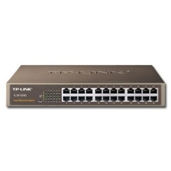 Switch TP-Link TL-SF1024D  24-Port RJ45 10/100Mbps Standard 13-inch steel case switch 4.8Gbps Switching Capacity - thumbnail 2