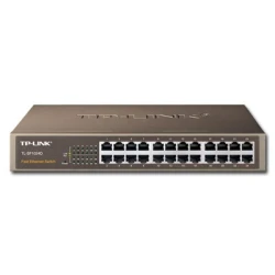 Switch TP-Link TL-SF1024D  24-Port RJ45 10/100Mbps Standard 13-inch steel case switch 4.8Gbps Switching Capacity - thumbnail 2