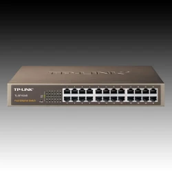 Switch TP-Link TL-SF1024D  24-Port RJ45 10/100Mbps Standard 13-inch steel case switch 4.8Gbps Switching Capacity - thumbnail 3