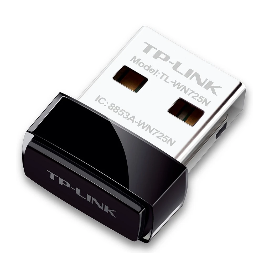 NIC TP-Link TL-WN725N USB 2.0 Nano Adapter 24GHz Wireless N 150 Mbps Internal Antenna Miniature - image 1