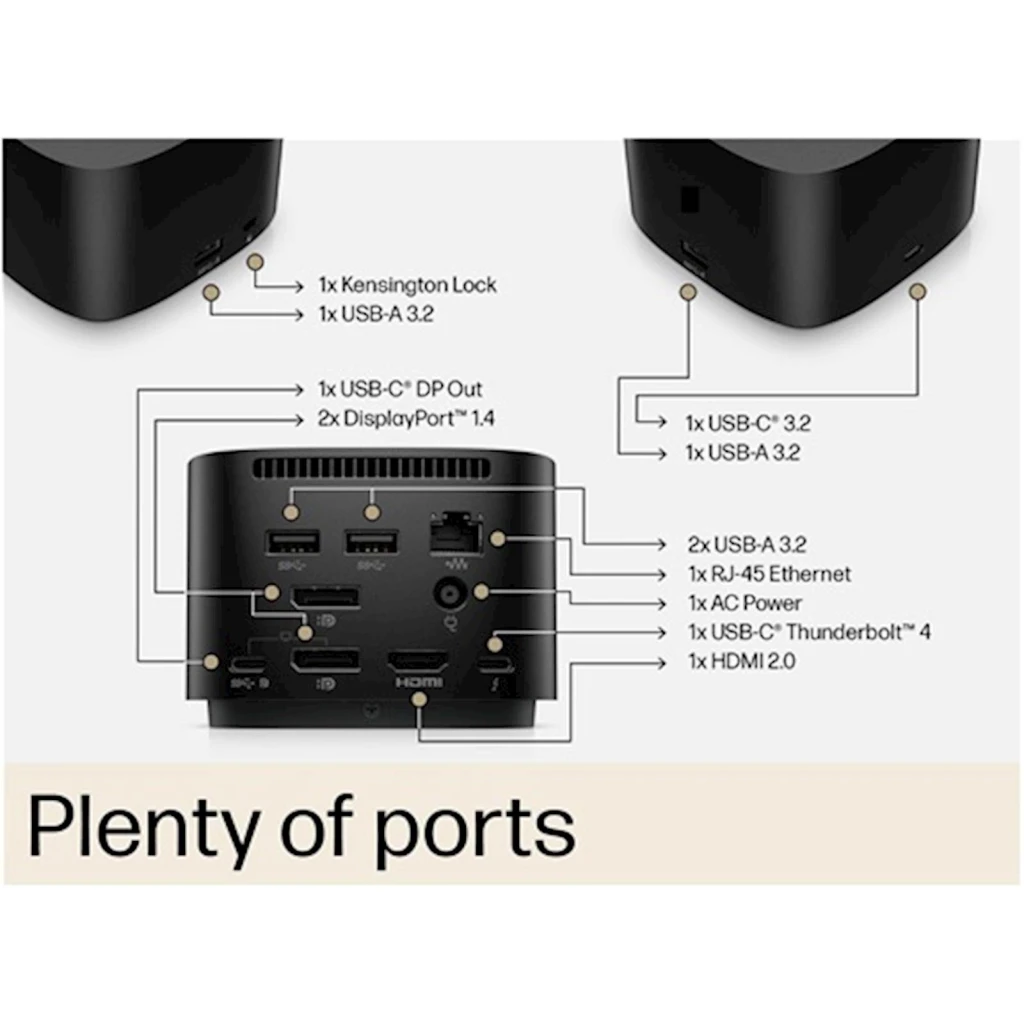 Docking HP Docking Station TB4 G4 120W (4J0A2AA) - image 1