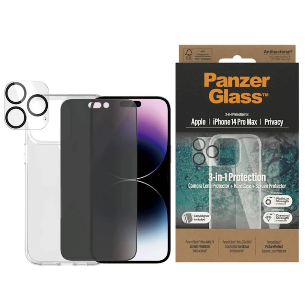 Bundle PanzerGlass iPhone 14 Pro Max Privacy - image 1