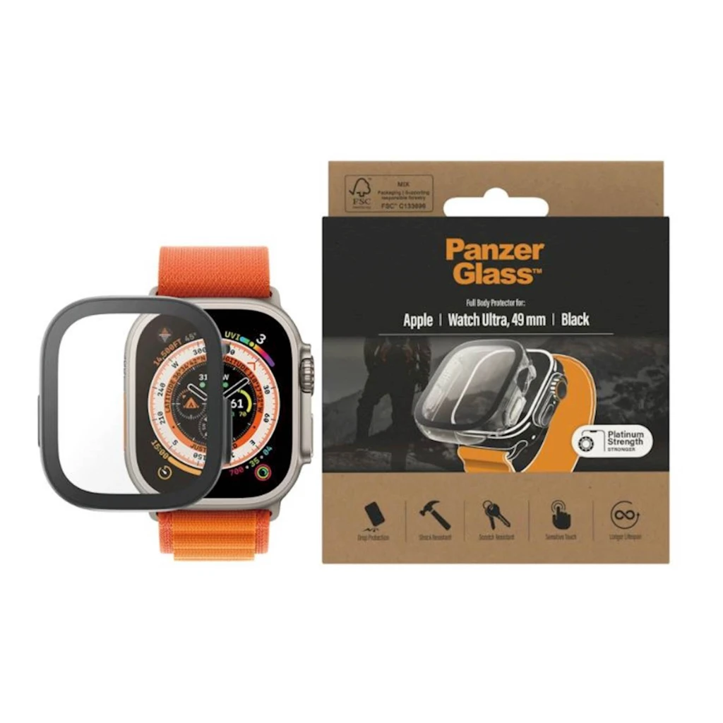 Providni okvir PanzerGlass Apple Watch Ultra 49mm Full Body Black - image 1