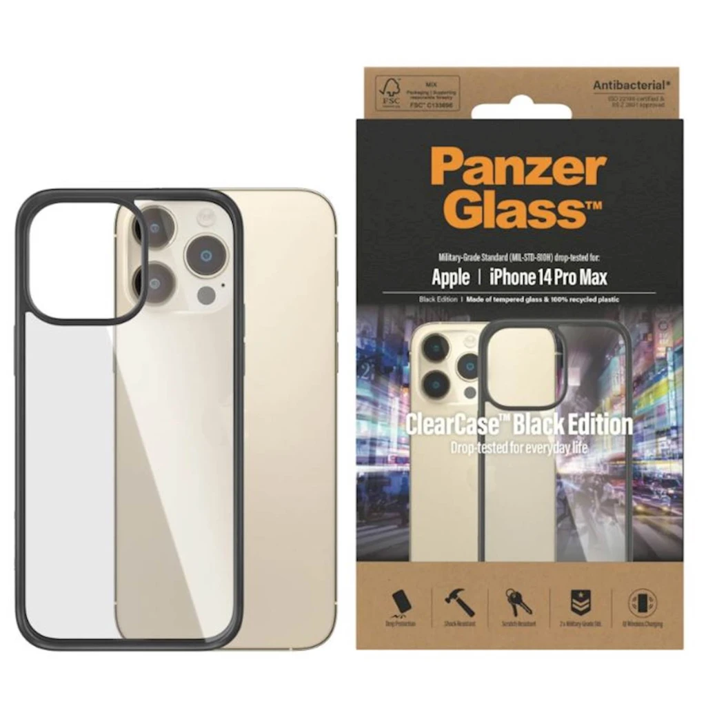 Providni okvir PanzerGlass iPhone 14 Pro Max Black - image 1
