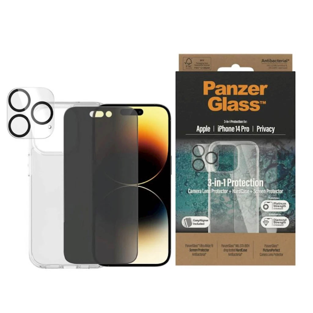 Bundle PanzerGlass iPhone 14 Pro Privacy - image 1