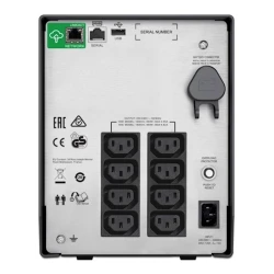 Smart-UPS C APC, 1000VA, Tower, 230V, 8x IEC C13, SmartConnect, USB i serijski, AVR, grafički LCD - thumbnail 3