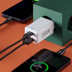 Punjač HAMA glava, USB-C+A, QC 3.0, 38W - thumbnail 3