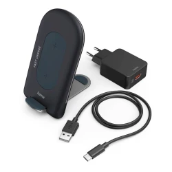 Wireless punjač set QI-FC15S, 15W, antracit - thumbnail 2