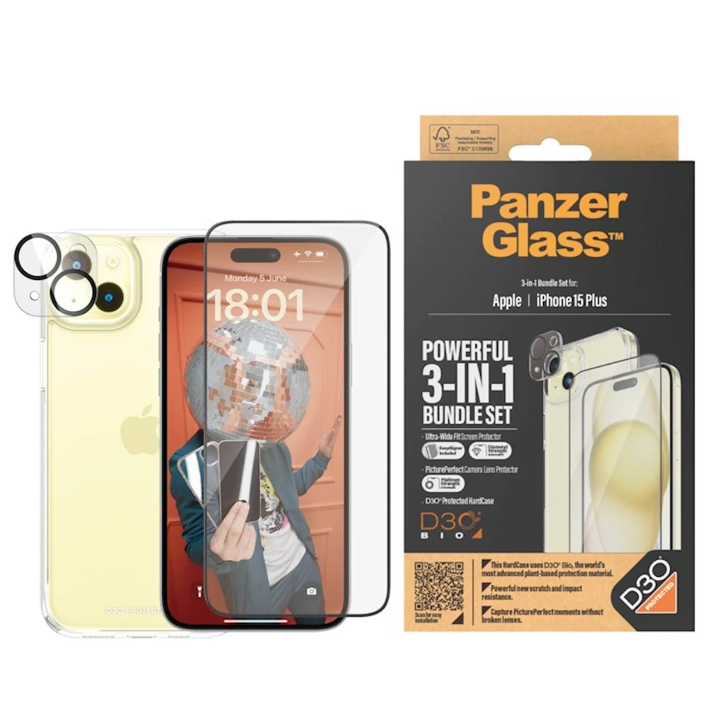 Bundle PanzerGlass iPhone 15 Plus - image 1