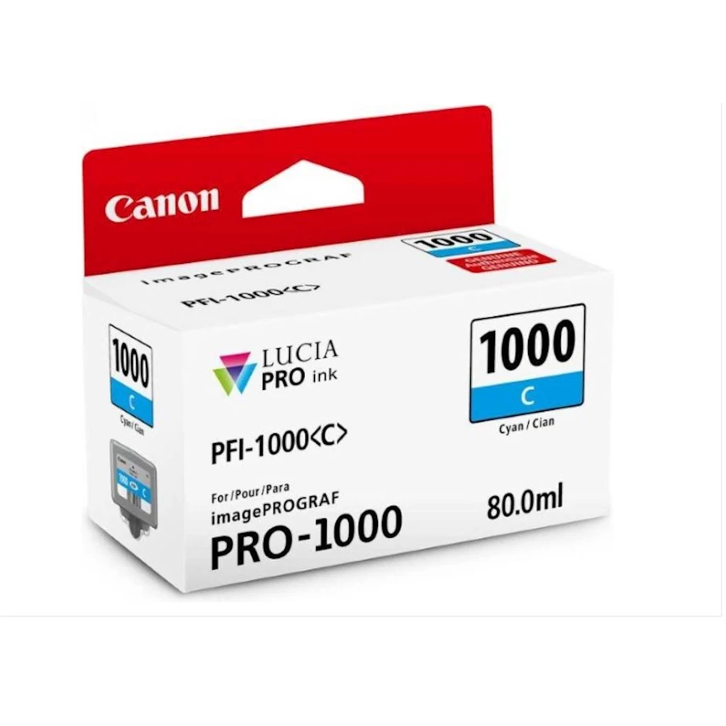 Tinta CANON PFI-1000 CYAN - image 1