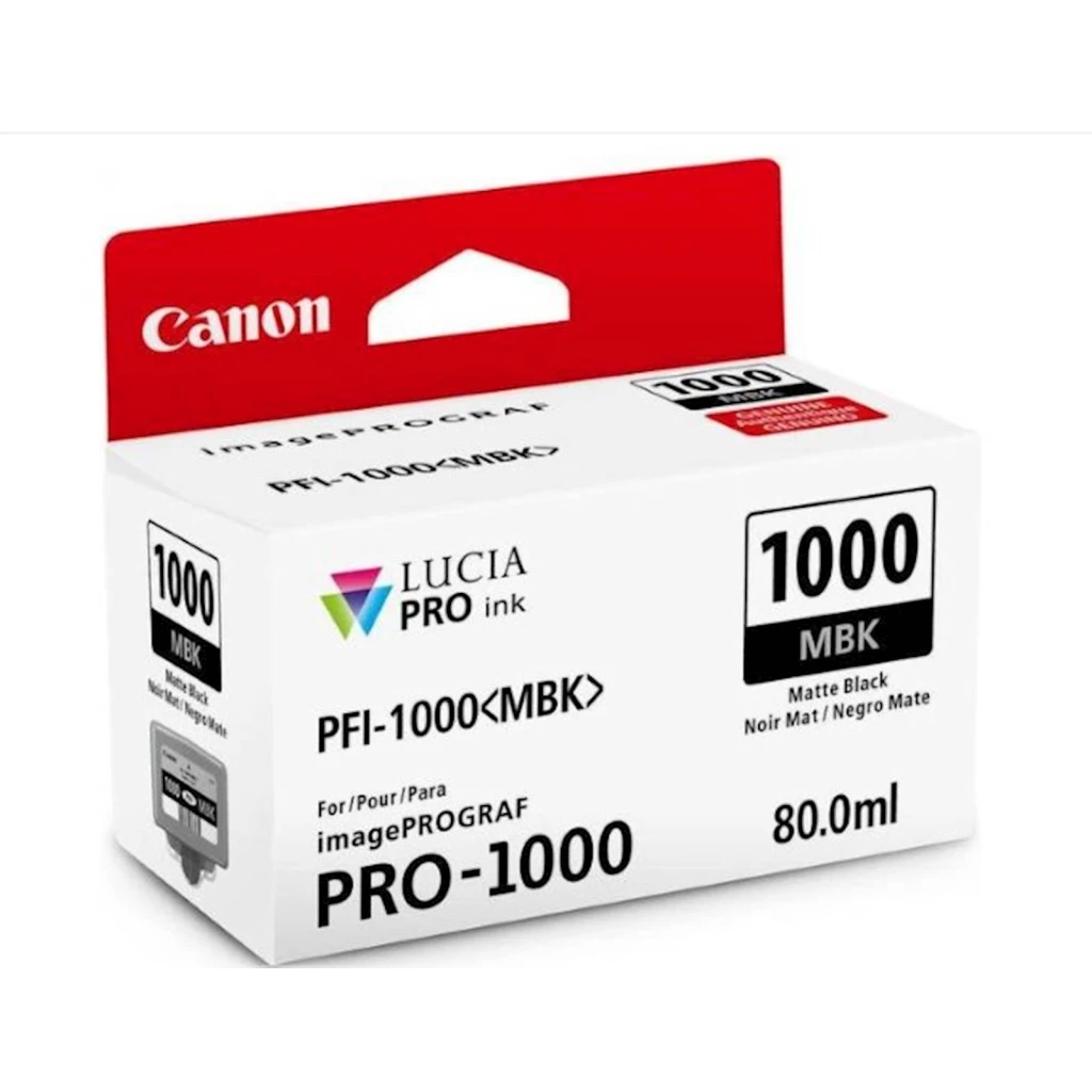 Tinta CANON PFI-1000 MATTE BLACK - image 1