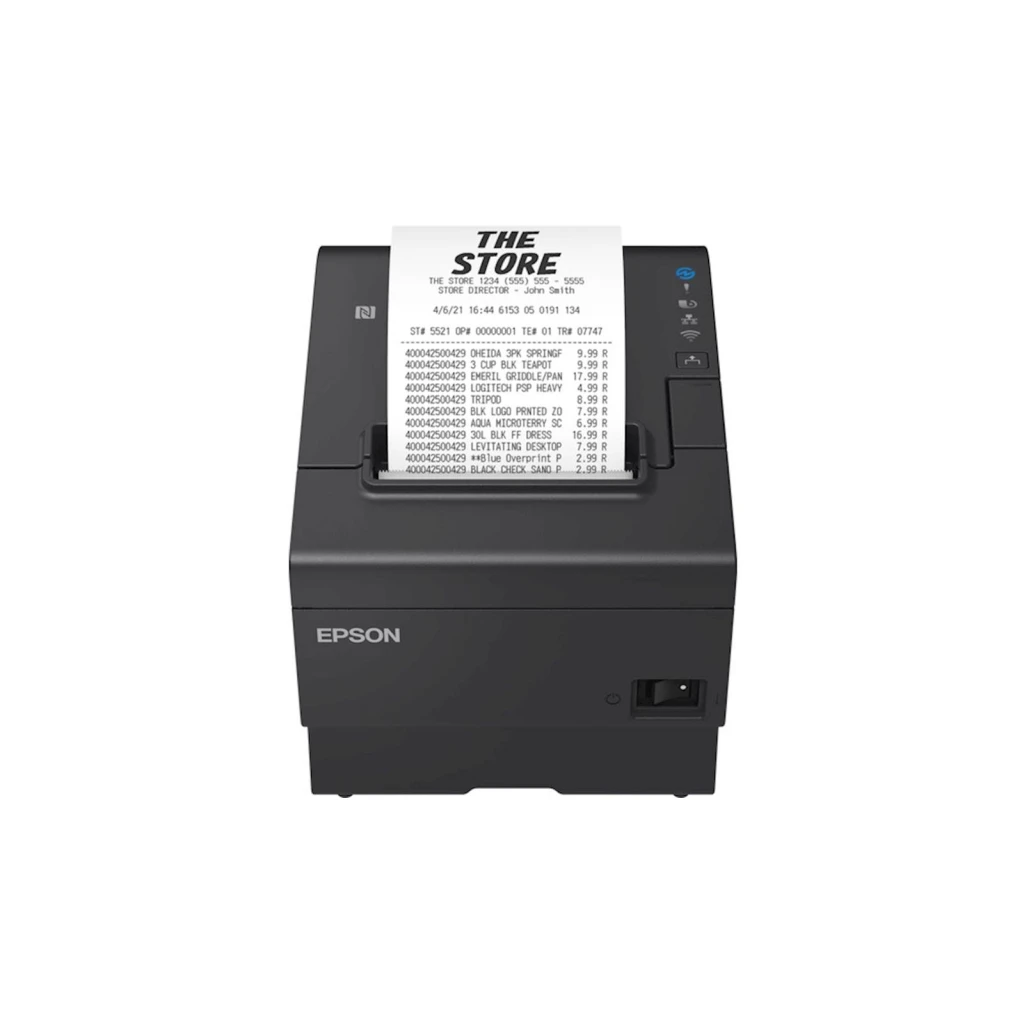 POS printer Epson TM-T88VII-112,USB,ETH,SRL,PS,BLK - image 1