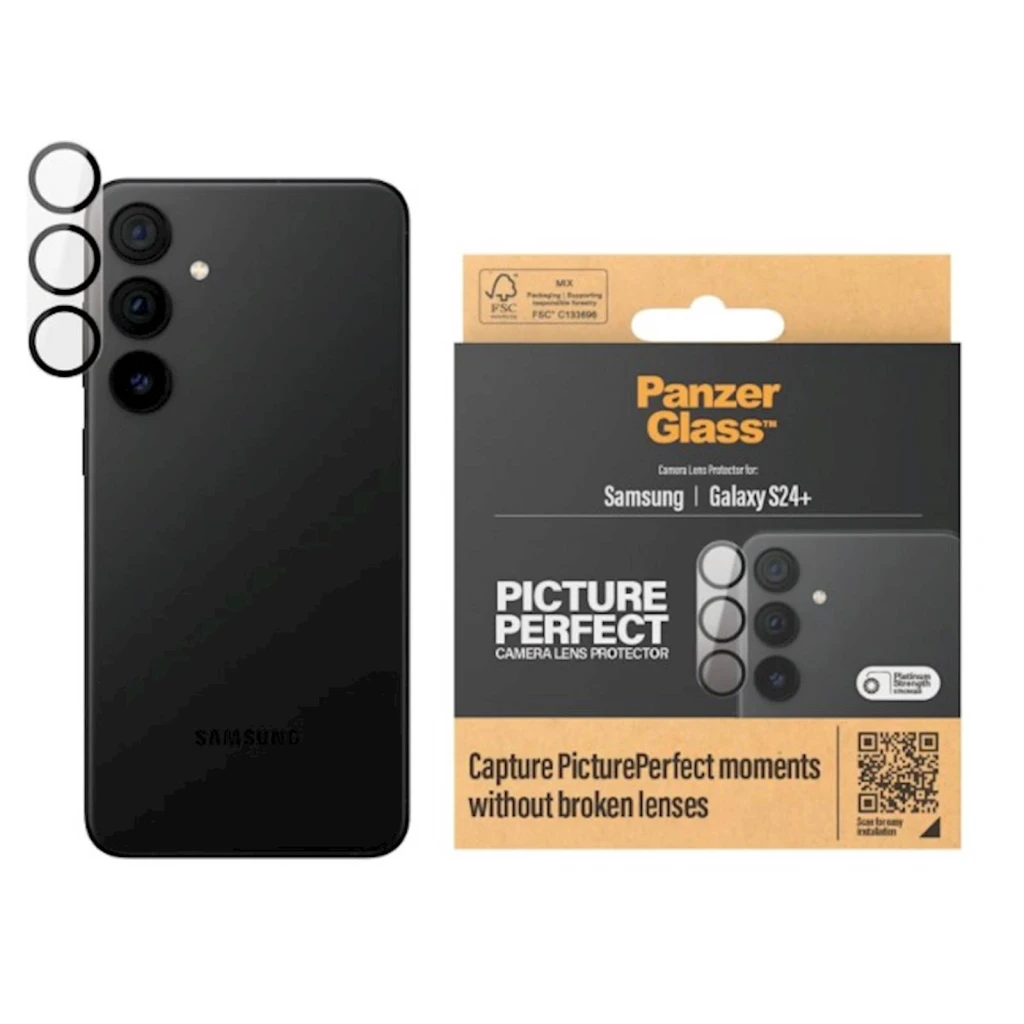 Zaštitni okvir za kameru PG Galaxy S24+Black - image 1