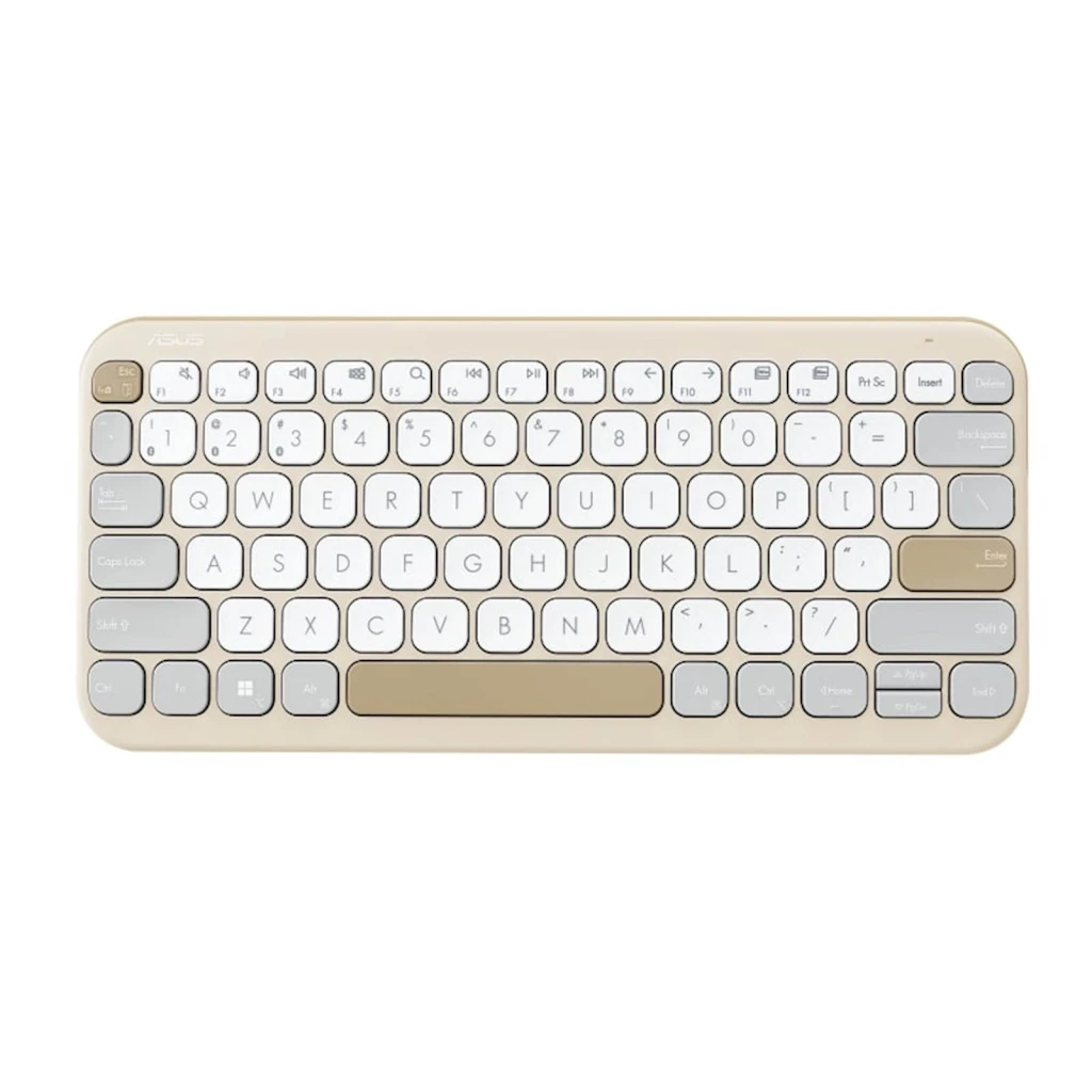 Tastatura ASUS Marshmallow KW100, brezžična/Bluetooth, Bež - image 1