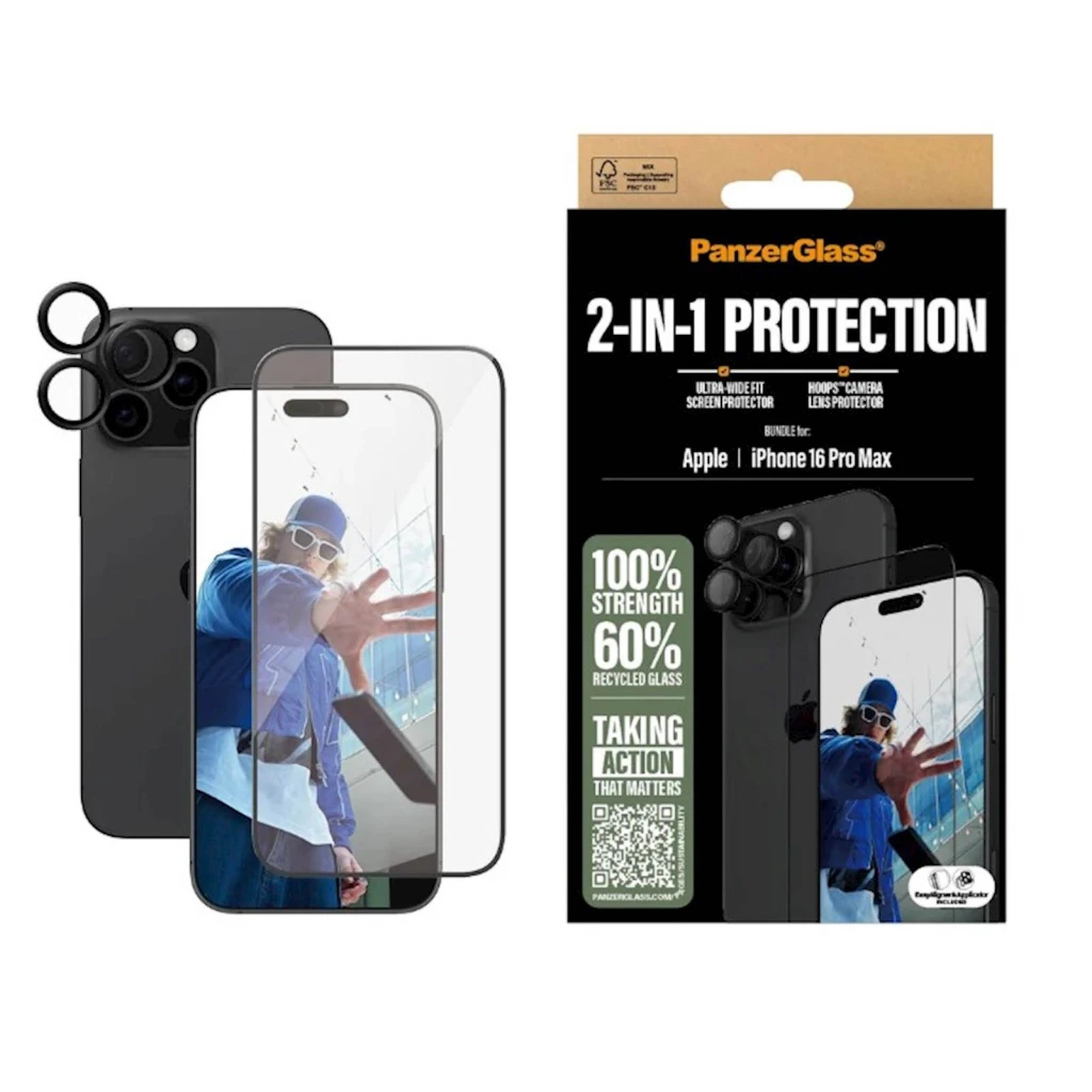 Bundle PanzerGlass 2u1 iPhone 16 Pro Max - image 1