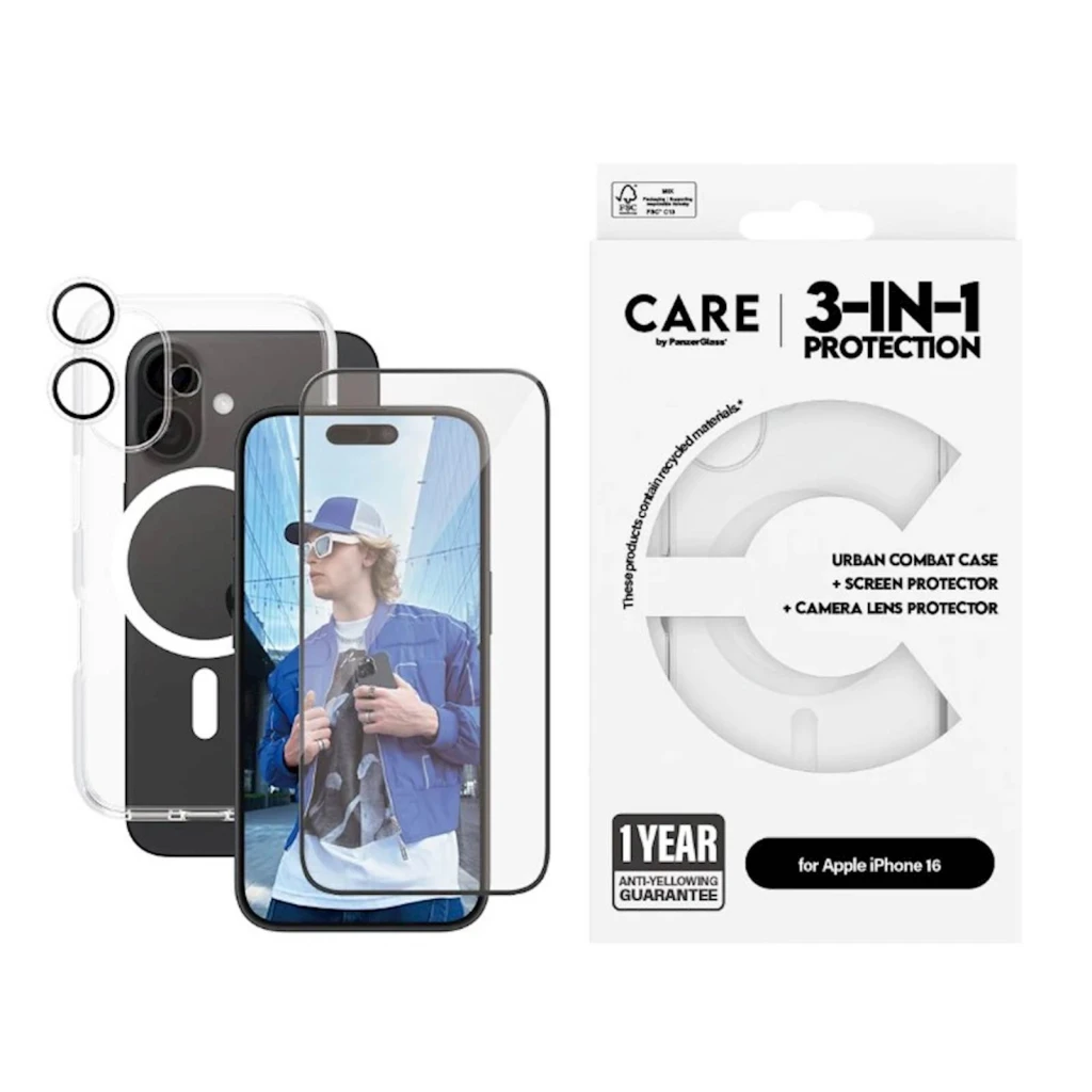 Bundle Care by PG iPhone 16 MagSafe White - image 1