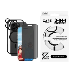 Bundle Care by PG iPhone 16 Pro MagSafe Privacy BK - thumbnail 2
