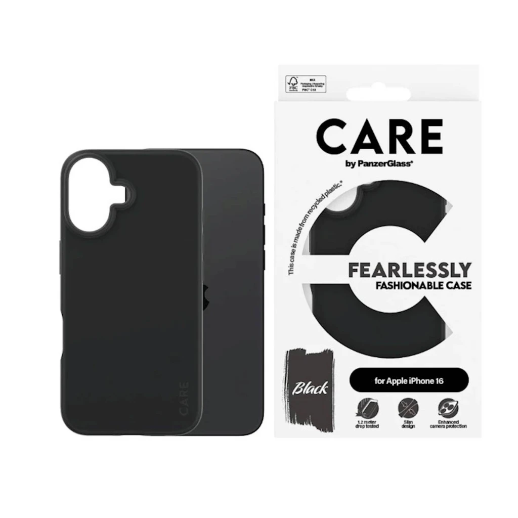 Zaštitni okvir Care iPhone 16 Black - image 1