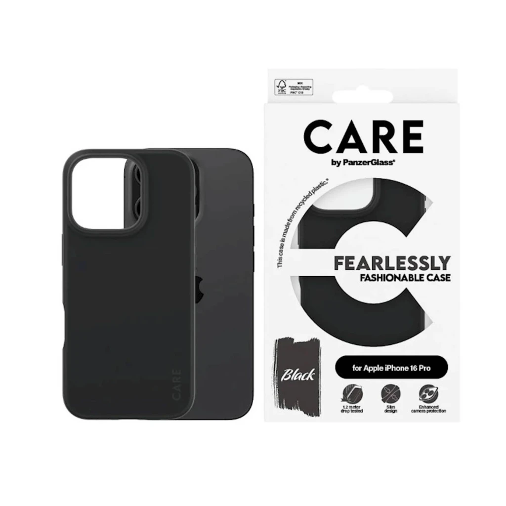 Zaštitni okvir Care iPhone 16 Pro Black - image 1