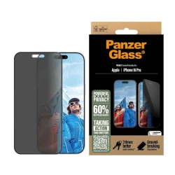 Zaštitno staklo PanzerGlass iPhone 16 Pro Privacy - thumbnail 1