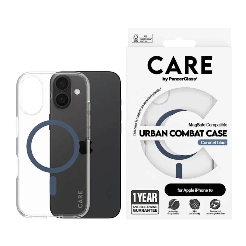 Zaštitno okvir Care MG iPhone 16 Blue - image 1