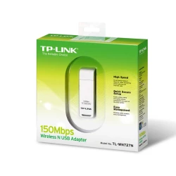 TP-Link TL-WN727N 150Mbps Wi-Fi USB Adapter 150 Mbps at 2.4 GHz USB 2.0 WPS Button - thumbnail 2