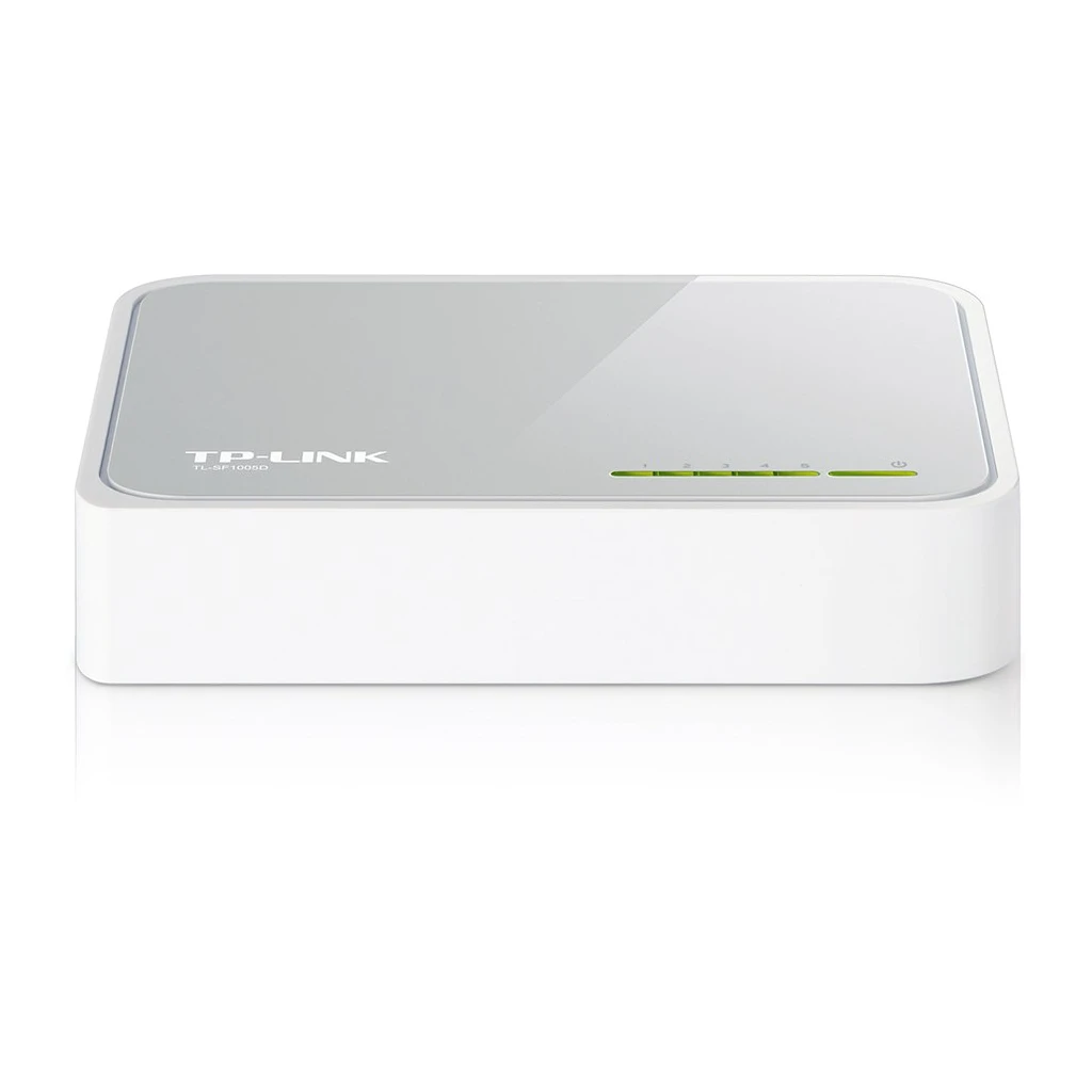 Switch TP-Link TL-SF1005D 5-Port RJ45 10/100Mbps desktop switch Fanless Auto Negotiation/Auto MDI/MDIX Plastic case - image 1