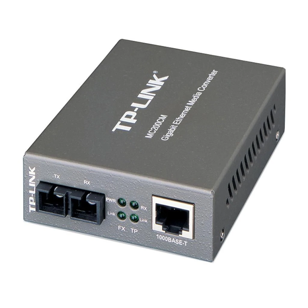 Media Filter TP-Link MC200CM 1000Mbps RJ45 to 1000Mbps multi-mode SC fiber Converter - image 1