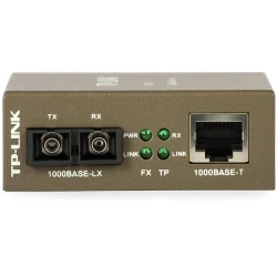 Media Filter TP-Link MC210CS 1000Mbps RJ45 to 1000Mbps single-mode SC fiber Converter Full-duplexup to 15Km - thumbnail 1
