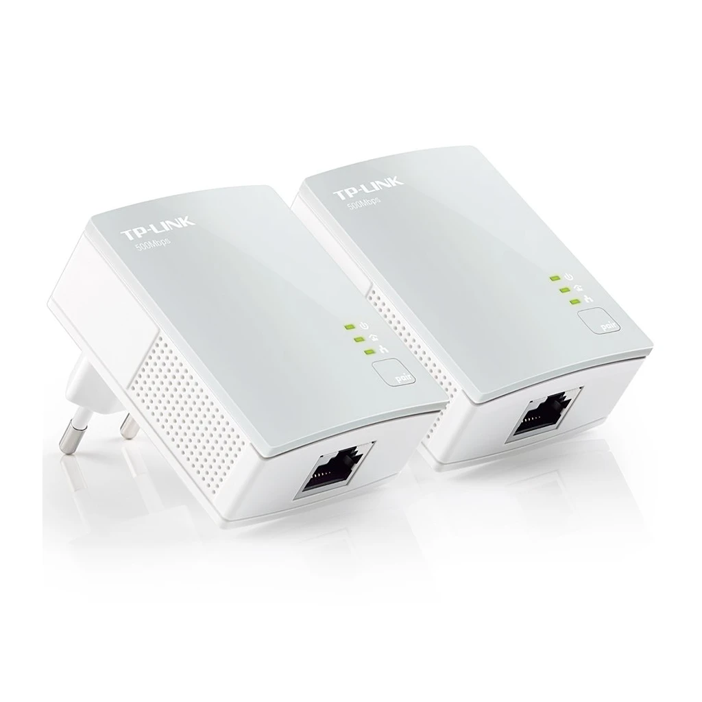 AV600 Powerline Starter Kit Qualcomm 1 Fast Port600Mbps PowerlineUltra Compact Size HomePlug AV Green Powerline - image 1