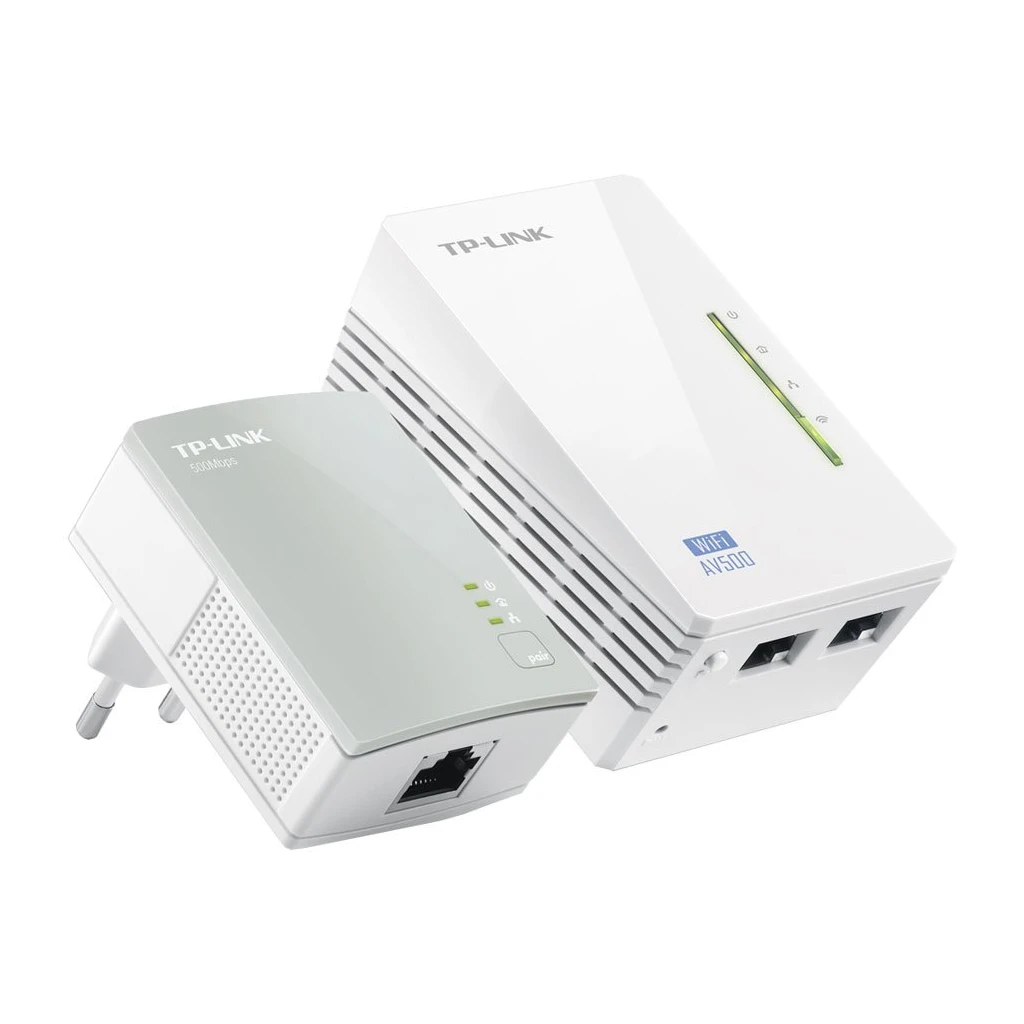 TP-Link TL-WPA4220 KIT AV600 Powerline Wi-FI  KIT300Mbps at 2.4GHz802.11b/g/n 600Mbps PowerlineHomePlug AV2 Fast PortsPlug - image 1