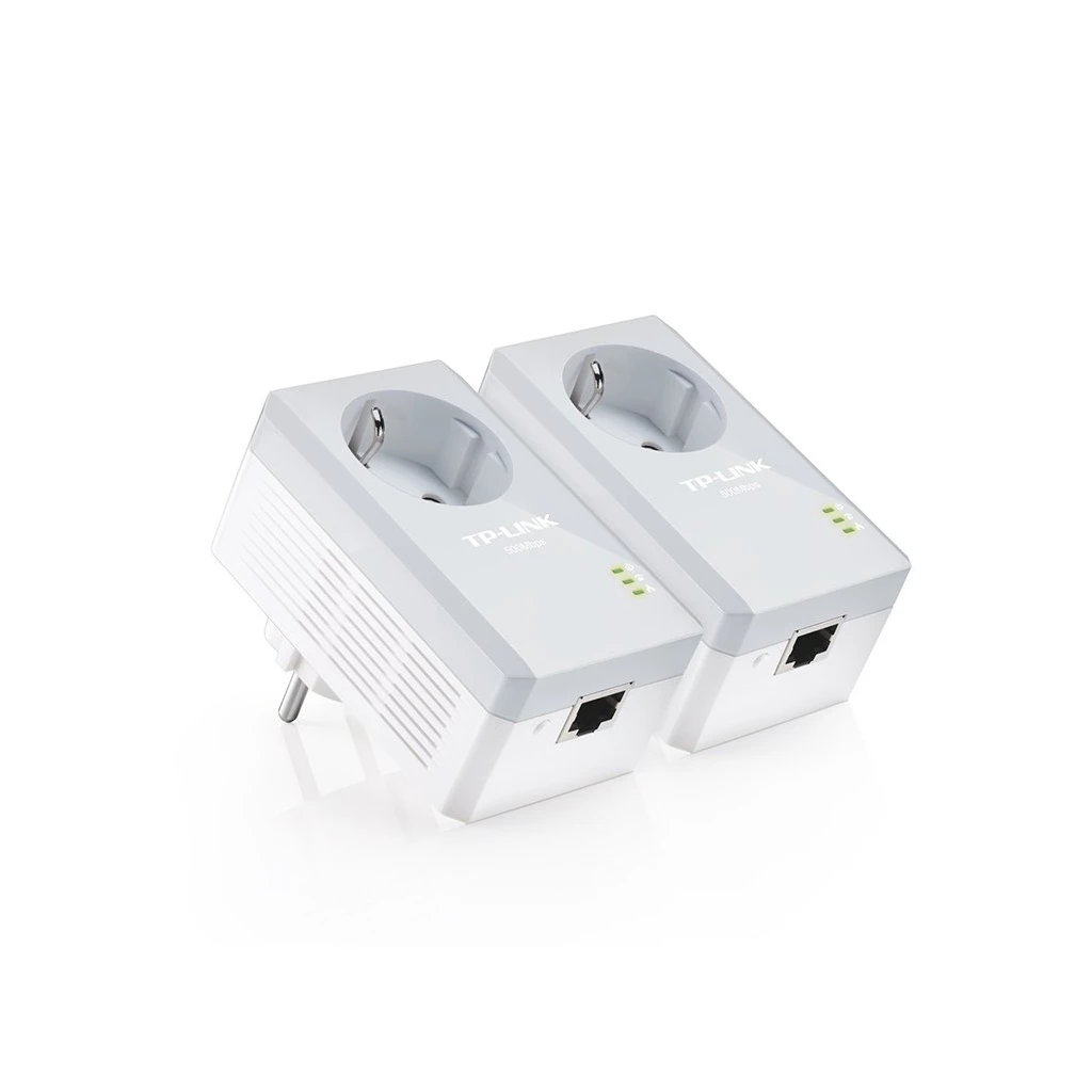 TP-Link TL-PA4010P KIT AV600 Powerline Adapter - 1 x 10/100 RJ45, 600Mbps, Powerline HomePlug - image 1