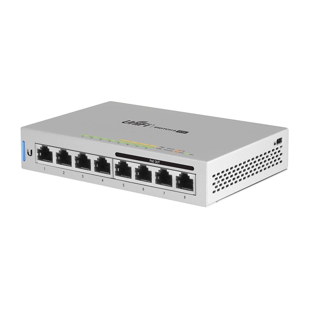 UBIQUITI 8-Port Fully Managed Gigabit Switch with 4 IEEE 802.3af Includes 60W Power Supply EU - image 1