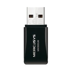 Mercusys 300Mbps Wireless N Mini USB Adapter Mini Size Portable Design USB 2.0 Internal Antenna - thumbnail 2
