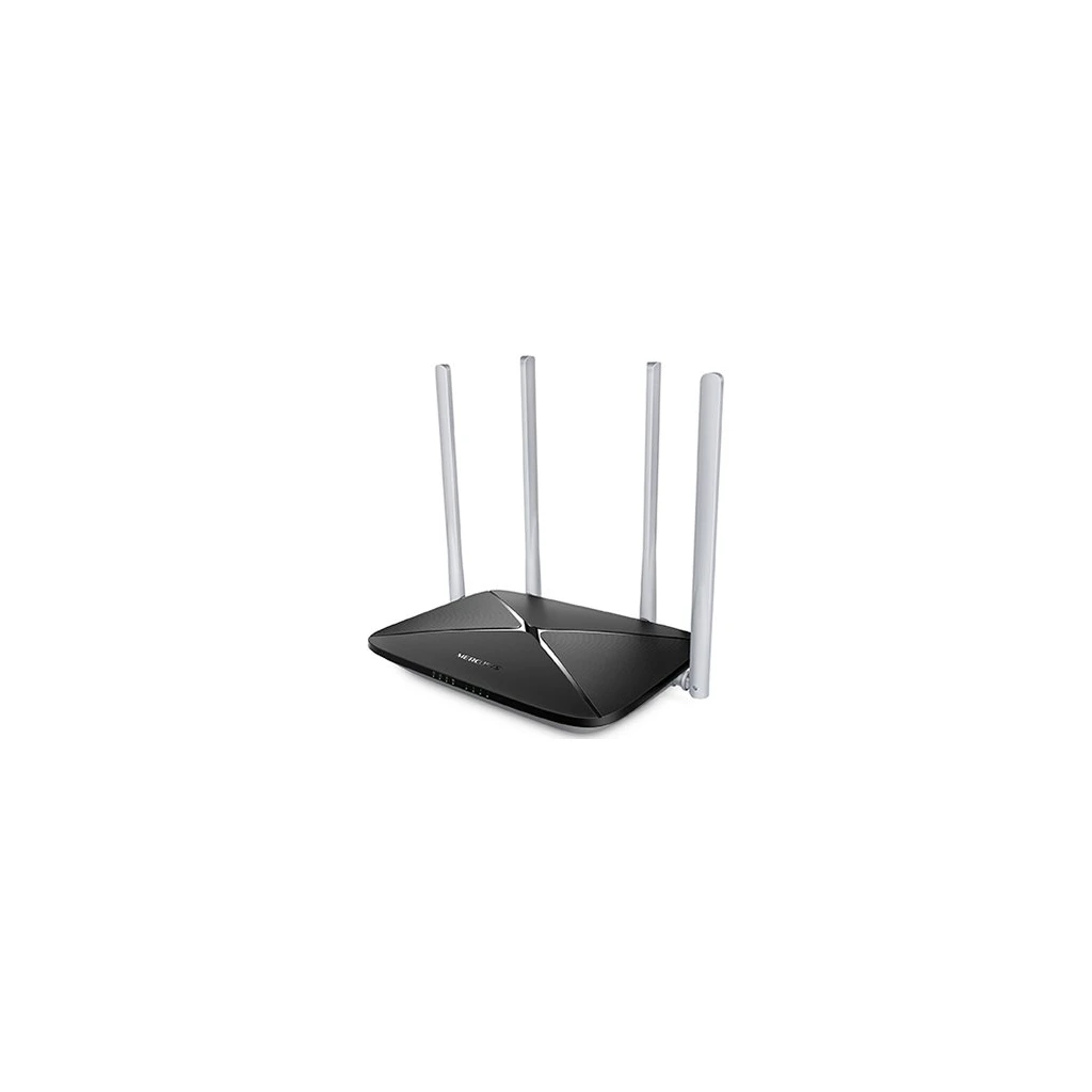 Mercusys AC1200 Dual Band Wireless Router 802.11ac 4x10/100Mbps LAN ports 1x10/100Mbps WAN port 4 x - image 1