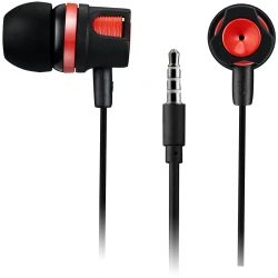 CANYON EP-3 Stereo earphones with microphone Red cable length 1.2m 21.5*12mm 0.011kg - thumbnail 2