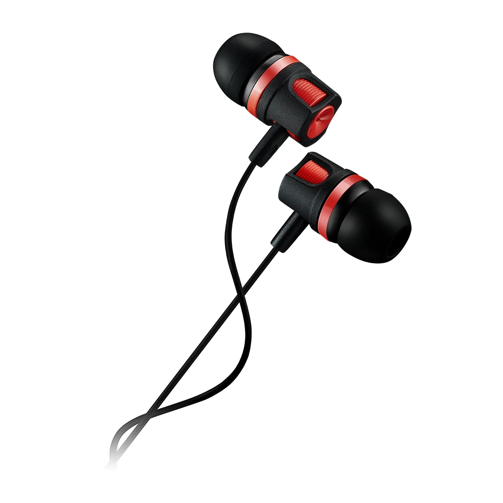CANYON EP-3 Stereo earphones with microphone Red cable length 1.2m 21.5*12mm 0.011kg - image 1