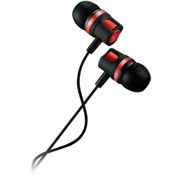 CANYON EP-3 Stereo earphones with microphone Red cable length 1.2m 21.5*12mm 0.011kg - thumbnail 1