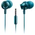 CANYON SEP-3 Stereo earphones with microphone metallic shell cable length 1.2m Blue-green 22*12.6mm 0.012kg - thumbnail 2