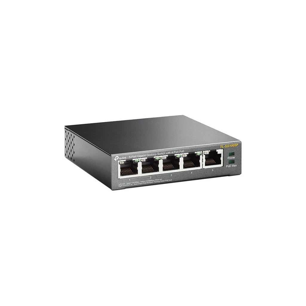 TP-Link TL-SG1005P 5-portni gigabitni neprvaljiv svič sa 4-porta PoE+ 802.3af/at PoE+ 65W - image 1